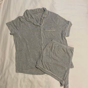 Stars Above, XL grey PJ set